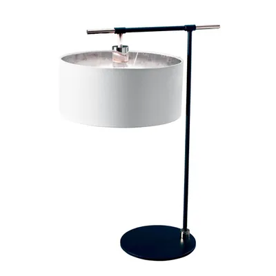 Produktbild von Tischleuchte, Stahl, Schwarz Weiß, H 65,6 cm