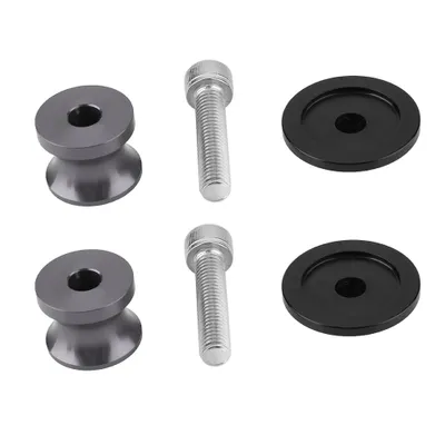 Produktbild von CNC Motorradst?nder Spulen - 2 St?ck 8mm M8 St?nder- und Schwingenlager (Titanfarbe) - Univerzálne pre motory