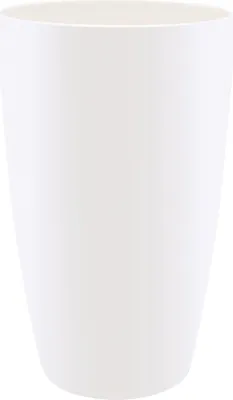 Produktbild von elho brussels Diamond Rund Hoch 32cm Übertopf - weiss
