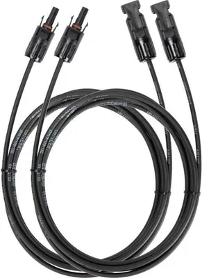 Zdjęcie produktu dla EcoFlow 50004007, Kabel., Czarny, Czerwony, MC4, 5 m, 1 szt.