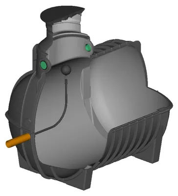 Produktbild von Retentionszisterne 2500 Liter + 1500 Liter AQUA-STORM-DUO 1"