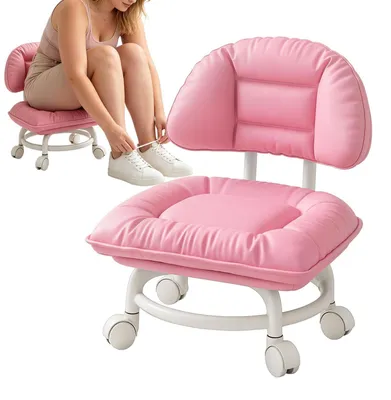 Obrázek produktu pro Ergonomická stolička na kolečkách s opěradlem