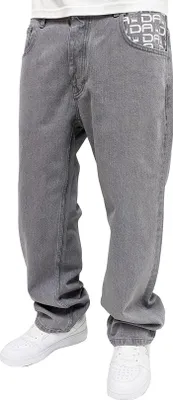 Produktbild von DADA Supreme Loose Fit Jeans mit Print Baggy Pants  Größe: 36W