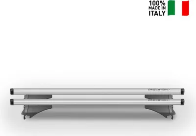 Produktbild von Universelle Dachträger für Autos, Flush/Raised Rails, Menabò Leopard Silber