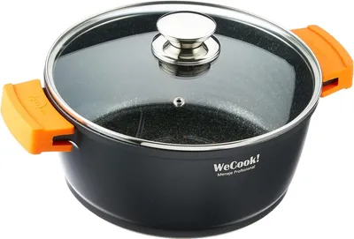 Obrázek produktu pro Hrnec se skleněnou poklicí WeCook, 28cm, 5,5l, černá