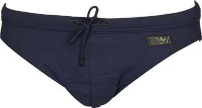 Image de EMPORIO ARMANI Slip de bain, maillot de bain pour piscine et spa avec cordon de serrage externe, référence 211730 3R407 Slip de plage, EUR 56 / CN 185/102A, polyamide 96 %, Élasthanne 4 %