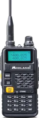 Image de Midland CT590S Émetteur-récepteur professionnel bi-bande VHF/UHF 128 canaux Noir