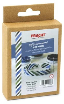 Obrázek produktu pro PRACHT Sada na výrobu DIY náramku z korálků, modrá/zelená/bílá