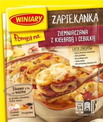 Obrázek produktu pro Winiary Zapiekanka ziemniaczana z kiełbasą 41 g