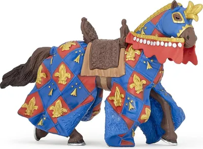 Image de papo 39787 Personnage de jeu cheval de guerre Lilie