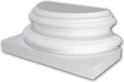 Produktbild von Profhome 417002 Halbsäulen Sockel Fassadenstuck Säule Fassadenelement