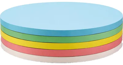 Obrázek produktu pro magnetoplan 111151890 magnetoplan Moderationskarten Kreise, selbstklebend, 190 mm
