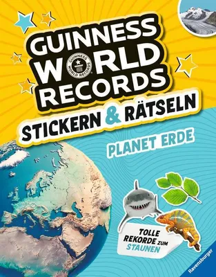 Produktbild von Guinness World Records Stickern und Rätseln: Planet Erde