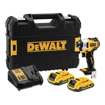 Produktbild von DeWALT DCF809D2T-QW Akku-Schlagschrauber, 300 Watt, 18 V, 1/4" Innensechskant, M10, T STAK-Box, 2x 2 Ah Akkus