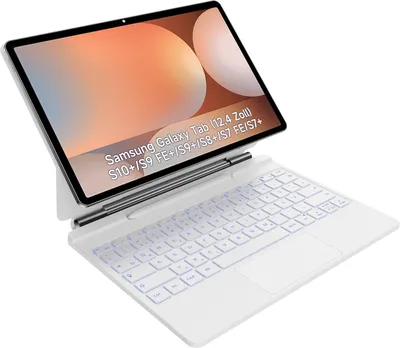 Immagine prodotto di Samsung Tab 12.4 tastiera con touchpad retroilluminata QWERTZ