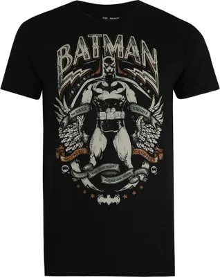 Image de Batman - "Gotham Hero" T-shirt pour homme TV1122 (M) (Noir/Gris)