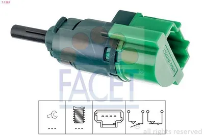 Produktbild von FACET Bremslichtschalter 7.1283 passend für PEUGEOT 2008 Kombi (CU) mechanisch