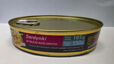 Zdjęcie produktu dla Sardynki w oleju roslinnym 185g Akwamari Dzika Ryba :