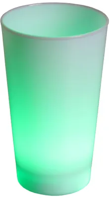 Produktbild von Led Cocktailglas 450 ml Kunststoff Becher Farbwechsel bunt Batterie wechselbar Bar Led Trinkglas beleuchtet leuchtendes Glas Leuchtglas Partyglas