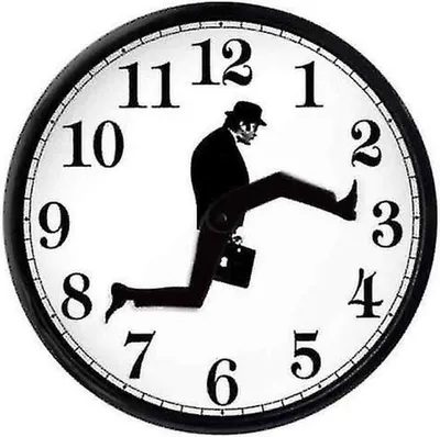 Produktbild von Wanduhr, kreative, geräuschlose Stummschaltuhr, Wandkunst, Geschenk, Schwarz