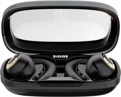 Produktbild von BT-Kopfhoerer, kabellose Ohrhoerer mit Geraeuschunterdrueckung und Power-Display, Stereo-Bass-Sound, IPX5-wasserdichte Sport-Ohrhoerer fuer Lauftraining
