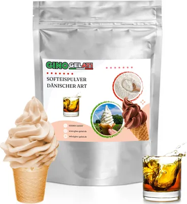 Immagine prodotto di Polvere per gelato soft danese al whisky 333 g