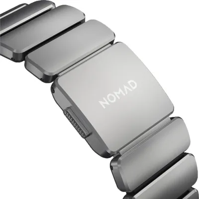 Zdjęcie produktu dla Nomad Stratos Band, Band, Smartwatch, Naturalny, Apple, Ultra 1-11 and SE, Tytan
