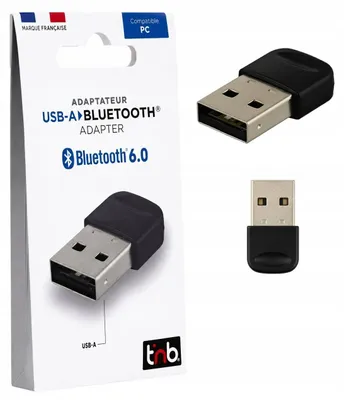 Immagine prodotto di Adattatore Bluetooth 6.0 USB-A per PC Windows 11, 10, 8, 7, portata 20 metri / ADABT6