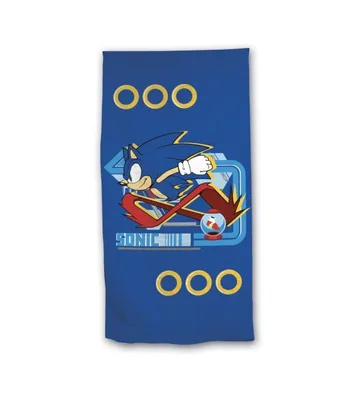 Zdjęcie produktu dla Sonic the hedgehog - szybki ręcznik plażowy na letnie przygody 70 x 140 cm