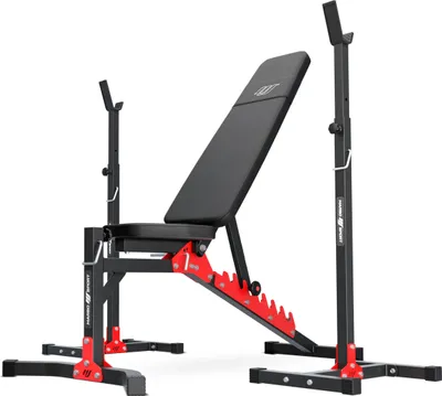 Obrázek produktu pro Marbo Sport Set MH19| nastavitelná posilovací lavice MH-L115 + výškově nastavitelný posilovací stojan MH-S201 x2