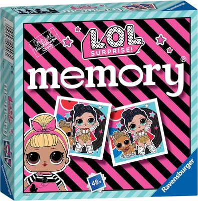 Produktbild von Ravensburger 20556 - LOL Surprise-Mini Memory, der Spieleklassiker für alle LOL Surprise Fans