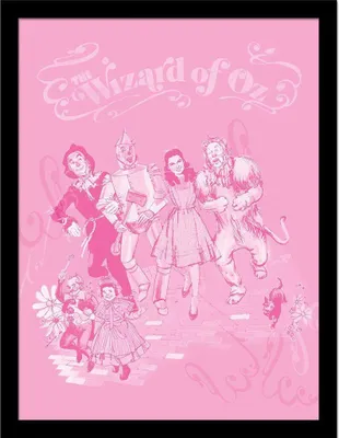 Image de Le Magicien d'Oz - Poster encadré, figurines PM9540 (40 cm x 30 cm) (Rose)