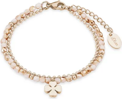 Produktbild von S.Oliver Damen Armband IP Rose mit Kleeblatt 2018361