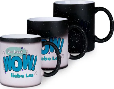 Produktbild von Farbwechseltasse GLITTER BLACK mit Magic-Thermo-Effekt 11 oz/330 ml - ORCA COATING®