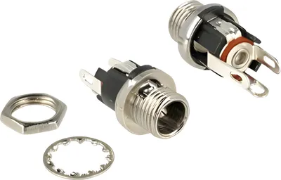Produktbild von Delock Steckverbinder DC 5,5 x 2,1 x 9,5 mm Buchse zum Einbau