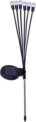 Productafbeelding van Forever zonnepanellampen met 6 LED's, geschikt voor buiten, tuin. Zonnepanellampen voor de tuin, tuinverlichting, decoratieve lichtjes, vergelijkbaar met vuurvliegjes. Waterdicht, IP44