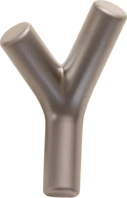 Obrázok produktu pre Authentics Wardrope sada 2 háčikov na stenu, zamak, matný chróm, 8085033