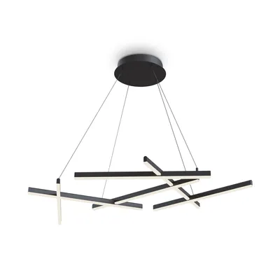 Produktbild von Maytoni Line Pendelleuchte MOD016PL-L75B LED, Schwarz, aus Aluminum, 3000K, 3500lm