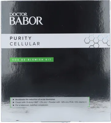 Produktbild von DOCTOR BABOR SOS De-Blemish Kit Anti-Blemish Set with De-Blemish Cream and Powder 59ml
