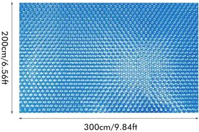 Produktbild von Blaue Solar-Poolabdeckung,Schwimmbadabdeckung,Schwimmbadtücher,Solarabdeckung für Zuhause,Solar-Poolabdeckung