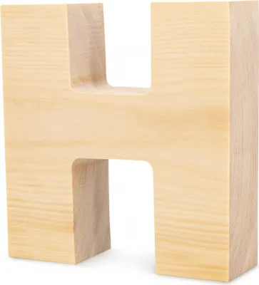 Produktbild von Buchstabe aus Zirbe H