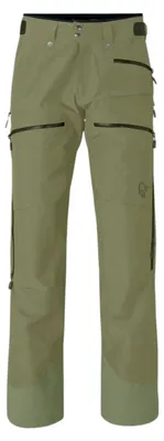 Productafbeelding van Norrøna Lofoten Gore-Tex geïsoleerde heren ski broek, groen