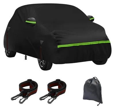 Obrázok produktu pre Vodotesný kryt na auto, 6-vrstvový, určený pre model Smart Fortwo W453 (ročníky 2015-2024) s integrovaným zipsom na dverách