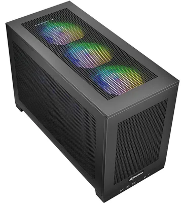 Produktbild von Sharkoon Rebel C20 rgb - MT - Mini-ITX - keine Spannungsversorgung (SFX12V)