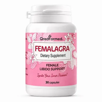 Produktbild von Femalarga – Tägliche Vitalitäts- & Wellness-Unterstützung für Frauen – 30 Capsules