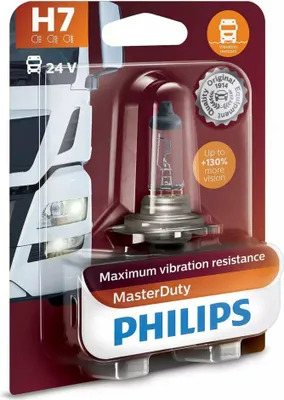 Obrázok produktu pre Philips Halogen-Lampe H7 24V70W Px26D Philips 1Er Blister