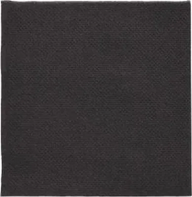 Produktbild von Servietten, 2-lagig "PUNTO" 1/4-Falz 20 cm x 20 cm schwarz mikrogeprägt