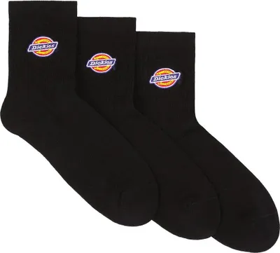 Image de Dickies Valley Grove Mid Chaussettes Noir EU 36-38 Hommes,Femmes Noir EU 36-38