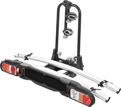 Produktbild von eBike Fahrradträger für Anhängerkupplung Fahrrad Heckträger Radträger - Tilting 2 - Fahrradträger e-Bike für 2 Fahrräder - 60kg Zuladung - am Fahrzeug klappbar -