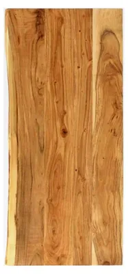 Produktbild von Waschtischplatte aus Akazie, Ablagefläche für Badezimmer, 140 x 52 x 2,5 cm